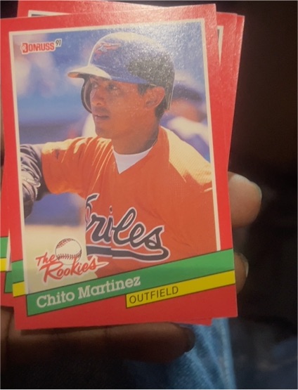 1991 Donruss The Rookies #54 Chito Martinez — front