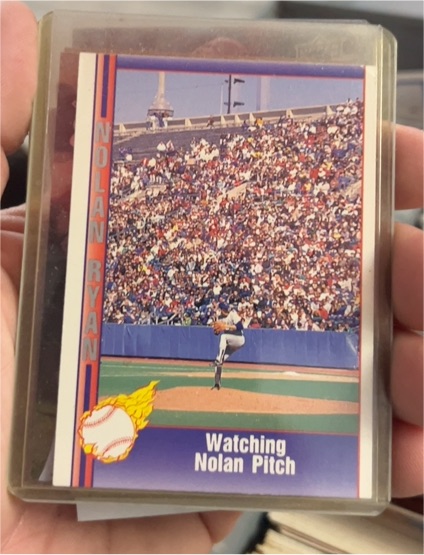 1991 Pacific Nolan Ryan Texas Express #102 Watching Nolan Pitch — front
