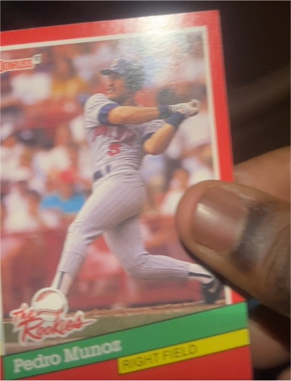1991 Score #5 Pedro Munoz — front