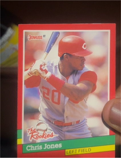 1991 Donruss #50 Chris Jones — front