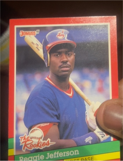 1991 Donruss The Rookies Reggie Jefferson — front