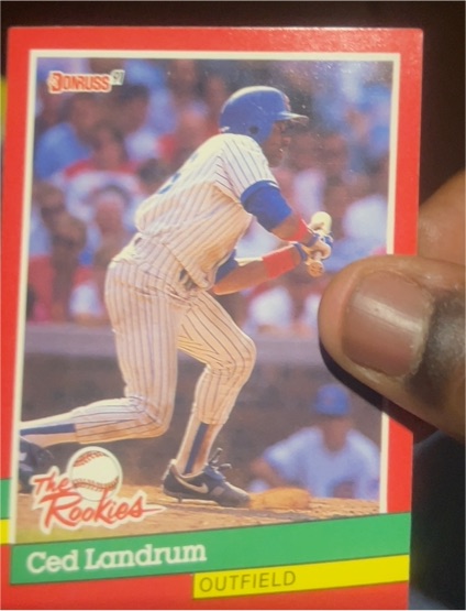 1991 Donruss The Rookies #11 Ced Landrum — front