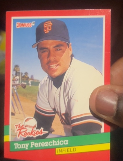 1991 Donruss The Rookies #10 Tony Perezchica — front