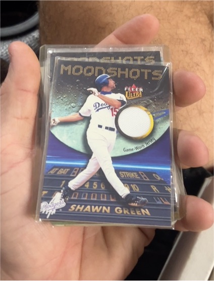 2003 Fleer Ultra Moonshots #Shawn Green — front