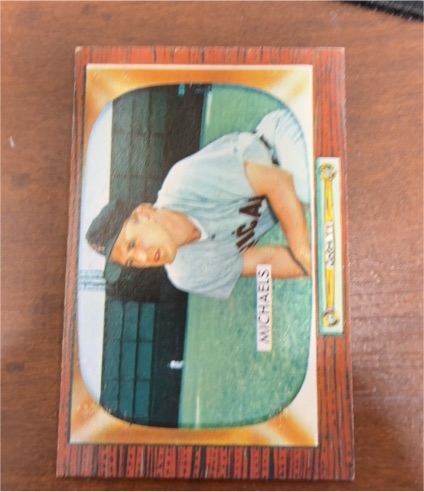 1955 Bowman #85 Cass Michaels — front