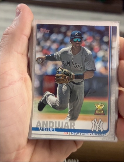2019 Topps Series 1 #132 Miguel Andujar — front