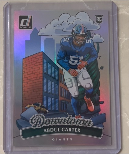 2025 Donruss #20 Abdul Carter Jumbo Downtown Rookie — front