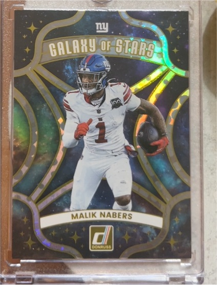 2025 Donruss #2 Malik Nabers Galaxy of Stars — front