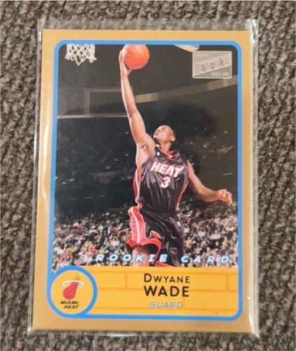 2003-04 Topps Bazooka #252 Dwyane Wade — front