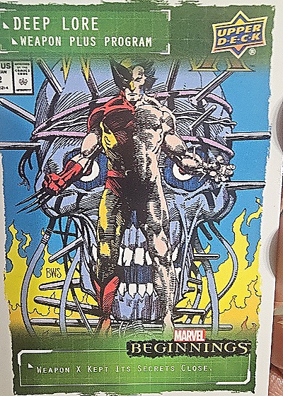1991 Upper Deck Marvel Beginnings Vol2 #Deep Lore Weapon X — front