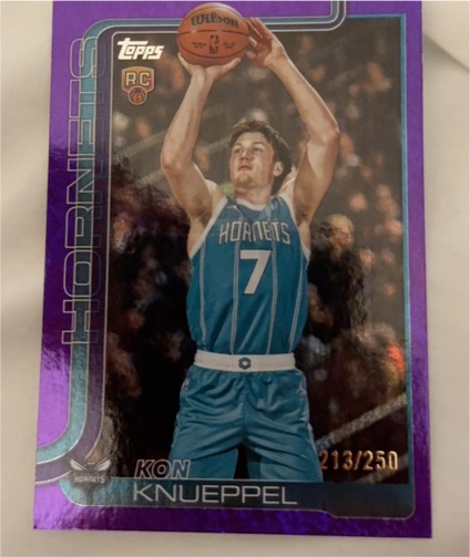2025-26 Topps #204 Kon Knueppel — front