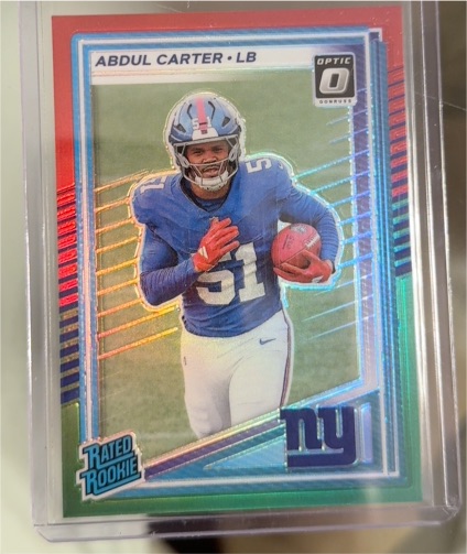 2025 Donruss Rated Rookie #315 Abdul Carter — front