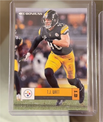 2025 Donruss #R05-TJW T.J. Watt — front