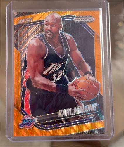 2024-25 Panini Prizm Black #269 Karl Malone — front