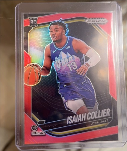 2024-25 Panini Prizm Black #32 Isaiah Collier — front