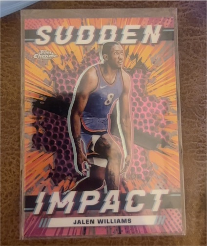 2023-24 Topps Chrome #SI-18 Jalen Williams Sudden Impact — front