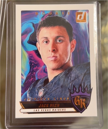 2025 Panini Donruss #RGK-JBH Jack Bech Rookie Gridiron Kings — front