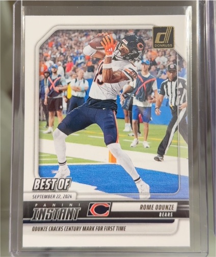 2025 Donruss Best Of Panini Instant #INS-ROD Rome Odunze — front