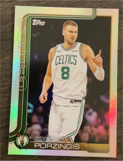 2025-26 Topps #3 Kristaps Porzingis — front