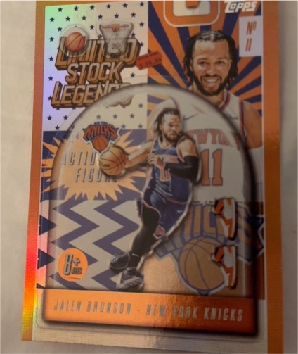 2025 Topps Basketball #LST-42 Jalen Brunson — front