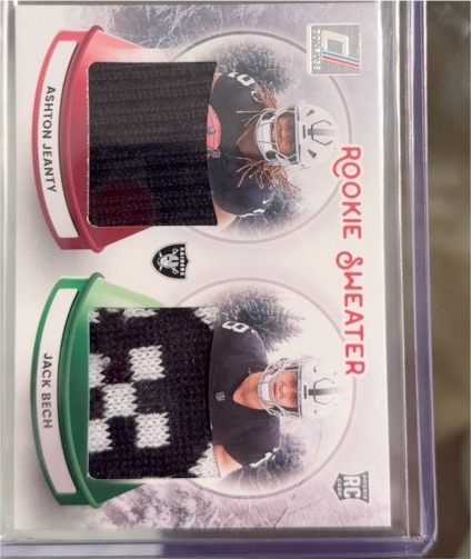 2025 Panini Donruss #SWED-LV Ashton Jeanty & Jack Bech — front