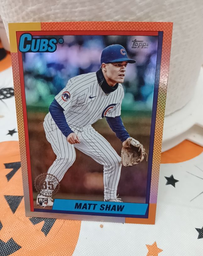 2025 Topps Update #U90-35 Matt Shaw — front