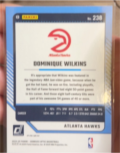 1990-91 Donruss #238 Dominique Wilkins — front