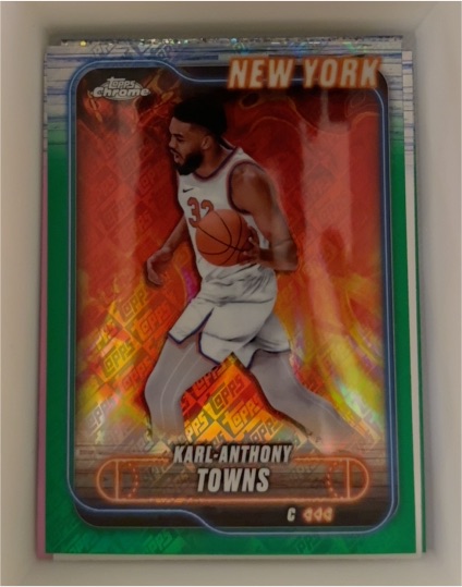 2024-25 Topps Chrome #52 Karl-Anthony Towns — front