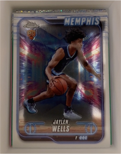 2024-25 Topps Chrome #185 Jaylen Wells — front
