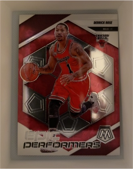 2024-25 Panini Mosaic #17 Derrick Rose Epic Performers — front