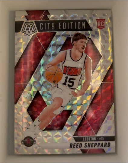 2024-25 Panini Mosaic #276 Reed Sheppard City Edition — front