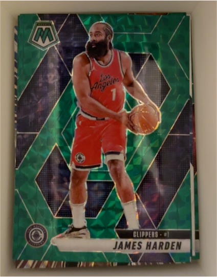 2024-25 Panini Mosaic #42 James Harden — front