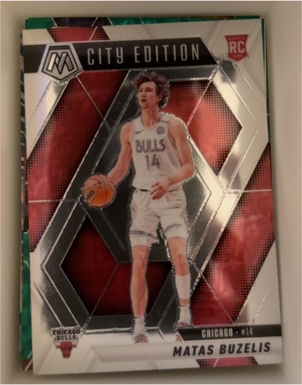 2024-25 Panini Mosaic City Edition #273 Matas Buzelis — front
