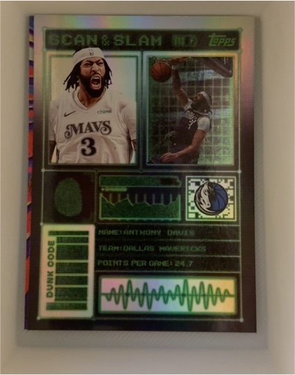 2025-26 Topps Scan & Slam #SS-3 Anthony Davis — front