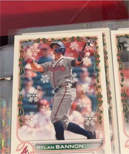 2022 Topps Holiday #HW84 Rylan Bannon — front