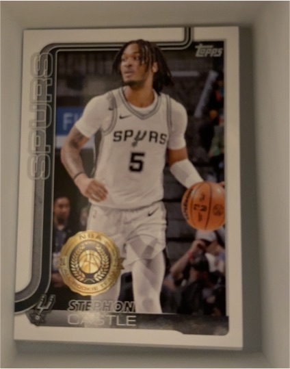 2025-26 Topps #197 Stephon Castle — front