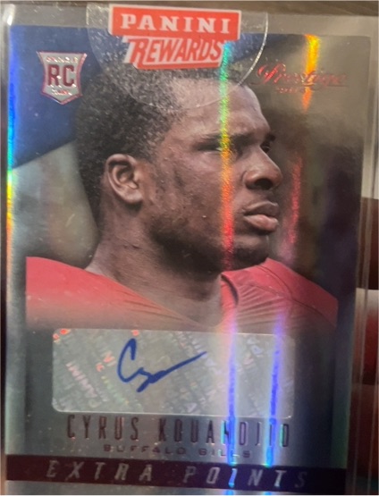 2014 Panini Prestige Extra Points #224 Cyrus Kouandjio — front
