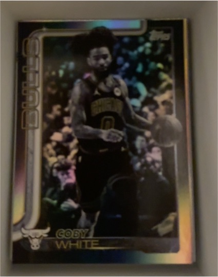 2025-26 Topps Blackout #0 Coby White — front
