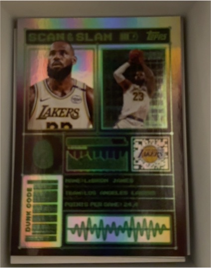 2025-26 Topps Scan & Slam #SS-8 LeBron James — front