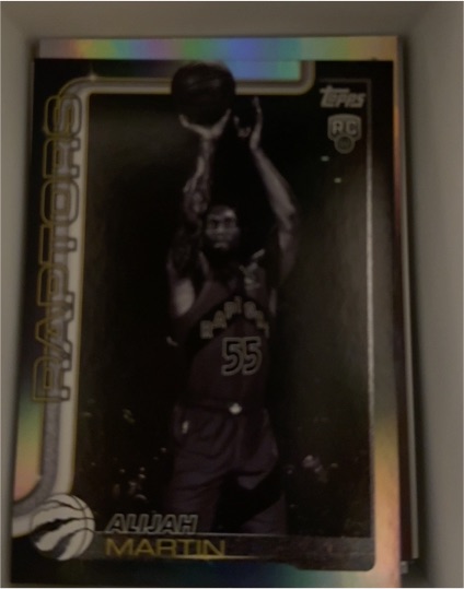 2025-26 Topps Basketball Black Friday #240 Alijah Martin — front