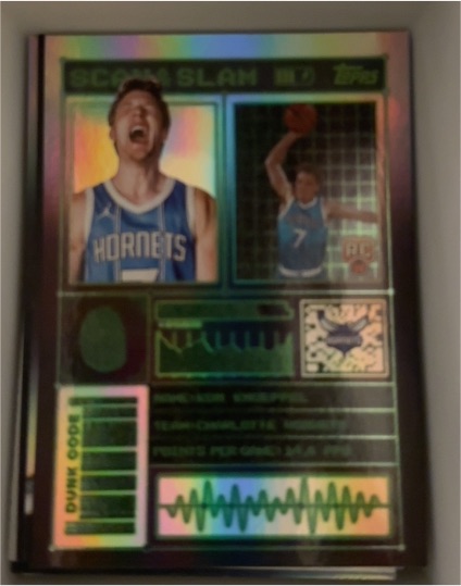 2025-26 Topps Basketball #SS-29 Kon Knueppel Scan And Slam RC Hornets — front