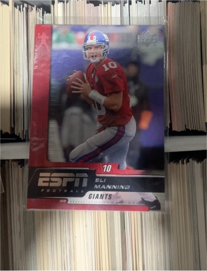 2005 Upper Deck ESPN #10 Eli Manning — front