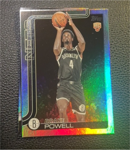 2025-26 Topps Flagship #222 Drake Powell Rookie Card — front
