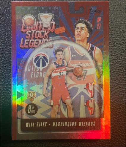 2025-26 Topps Basketball Limited Stock Legends #LST-21 Will Riley — front