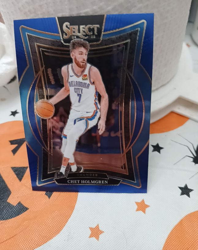 2024-25 Panini Select #1 Chet Holmgren Blue Concourse — front