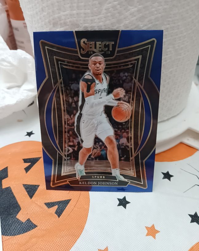 2024-25 Panini Select Concourse Blue #58 Keldon Johnson — front