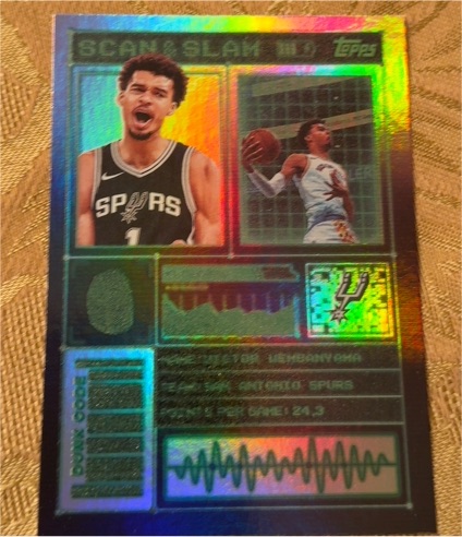 2025-26 Topps Basketball Scan & Slam #SS-15 Victor Wembanyama — front