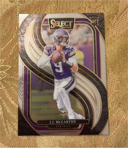 2024 Panini Select Premier Level #134 J.J. McCarthy — front