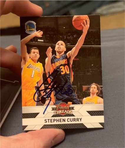 2010-11 Panini Threads #117 Stephen Curry — front