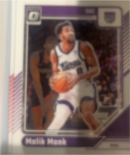 2024-25 Donruss Optic #8 Malik Monk — front